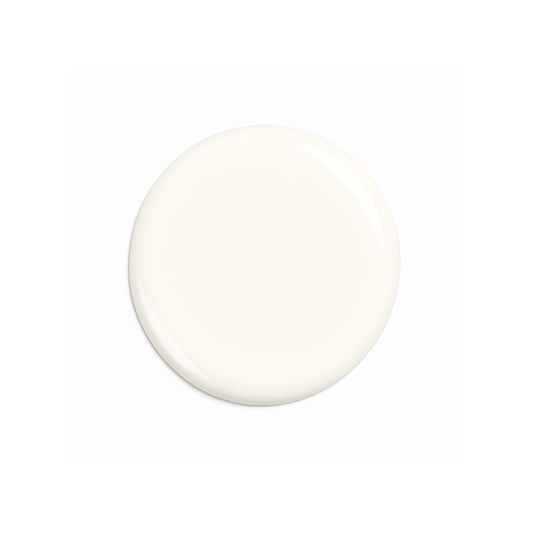 Alabaster – Semitransparent krämig neutral med fint glitter / glittrigt gellack / gel polish – Högpigmenterat UV/LED-färg för salonger – Färgdroppe