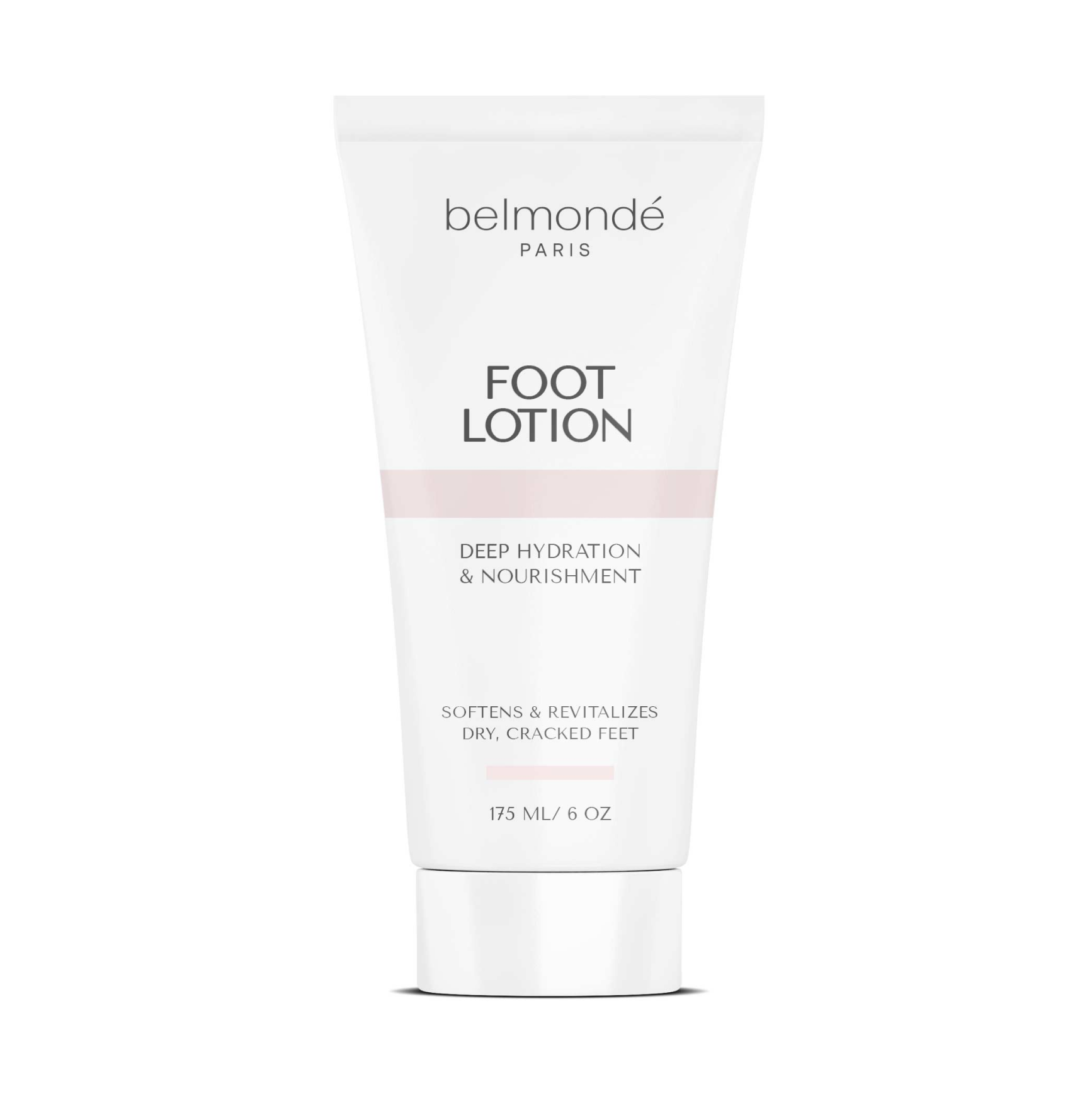 Belmondé Paris – Foot Lotion – Tub med Belmondé Paris Foot Lotion, en djup återfuktande och närande fotkräm som mjukgör, revitaliserar och lindrar torr och sprucken hud. Perfekt för daglig fotvård eller som del av pedikyr.