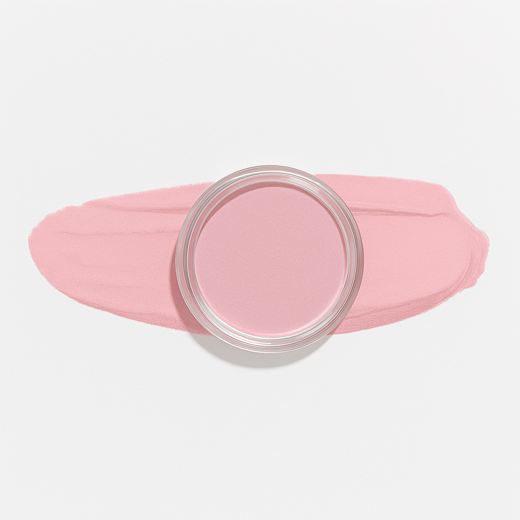 Nude-rosa – Blush – En subtil nude-rosa nyans som ger en mjuk och elegant touch, framhäver din naturliga skönhet / dipping-pulver-powder-akryl-pulver – Högpigmenterat material för salonger – Nagelfärgvisning (nail swatch)