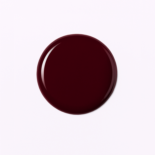 Burgundy – Vindröd / mörkröd gellack / gel polish – Högpigmenterat UV/LED-färg för salonger – Färgdroppe