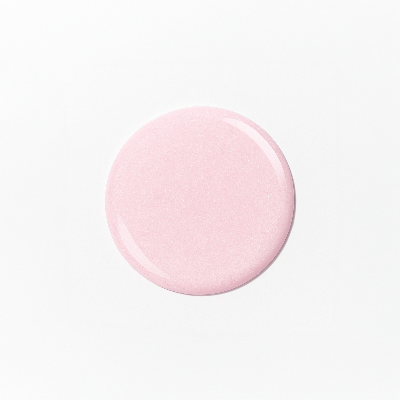 Cloud Pink – Semitransparent neutral rosa med fint glitter / glittrigt gellack / gel polish – Högpigmenterat UV/LED-färg för salonger – Färgdroppe