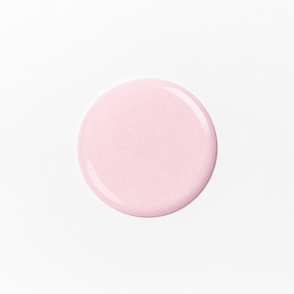 Cloud Pink – Semitransparent neutral rosa med fint glitter / glittrigt gellack / gel polish – Högpigmenterat UV/LED-färg för salonger – Färgdroppe