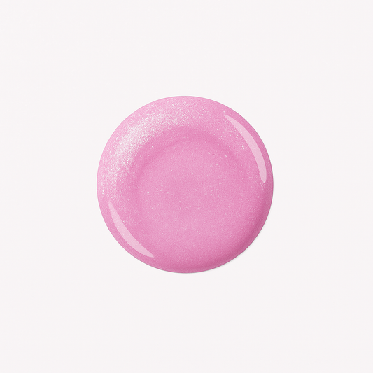 Crystal Pink – Transparent rosa / jelly-effekt gellack / gel polish – Högpigmenterat UV/LED-färg för salonger – Färgdroppe
