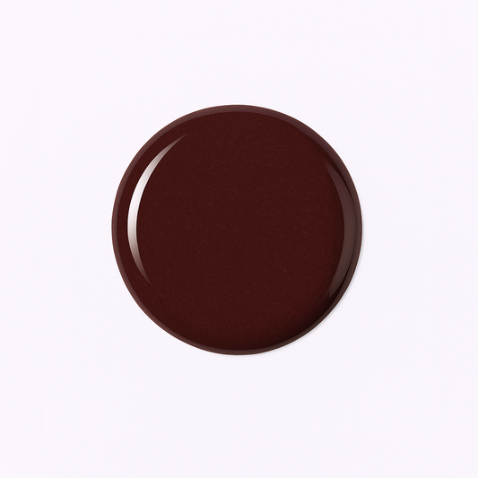 Dark Chocolate – Mörk brun gellack / gel polish – Högpigmenterat UV/LED-färg för salonger – Färgdroppe