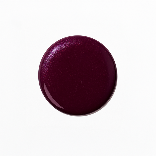Deep Plum – Mörk plommonlila gellack / gel polish – Högpigmenterat UV/LED-färg för salonger – Färgdroppe