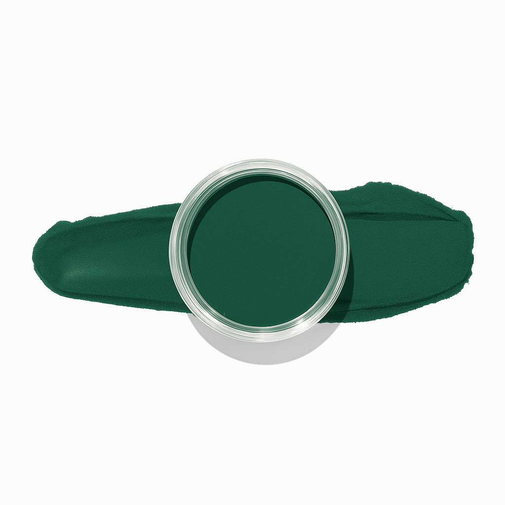 Mörkgrön – Välkomna hösten med en djup, rik mörkgrön nyans som ger naglarna en sofistikerad touch / dipping-pulver-powder-akryl-pulver – Högpigmenterat material för salonger – Nagelfärgvisning (nail swatch)