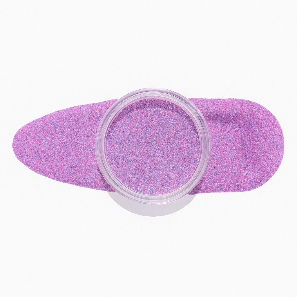 Lila-rosa-blå – Drömmig mix av lila, rosa och blått – Dipping-pulver-powder-akryl-pulver – Högpigmenterat material för salonger – Nagelfärgvisning (nail swatch)