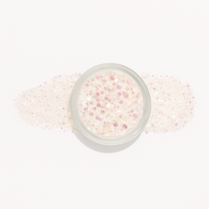 Glitter – Flicker – Ett glitterpulver med klar underton och skimrande regnbågspartiklar som tillför gnistrande magi till din manikyr / dipping-pulver-powder-akryl-pulver – Perfekt för accentnaglar eller att kombinera med solida färger – Högpigmenterat material för salonger – Nagelfärgvisning (nail swatch)