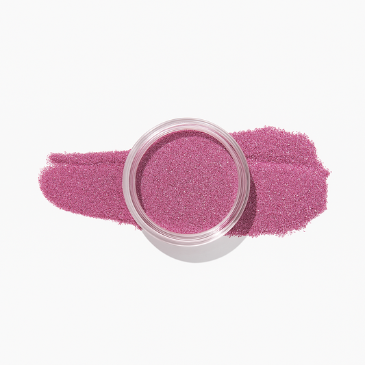 Magenta – Glam – En skimrande magenta nyans med reflekterande glitter som ger naglarna en lysande och iögonfallande touch / dipping-pulver-powder-akryl-pulver – Högpigmenterat material för salonger – Nagelfärgvisning (nail swatch)