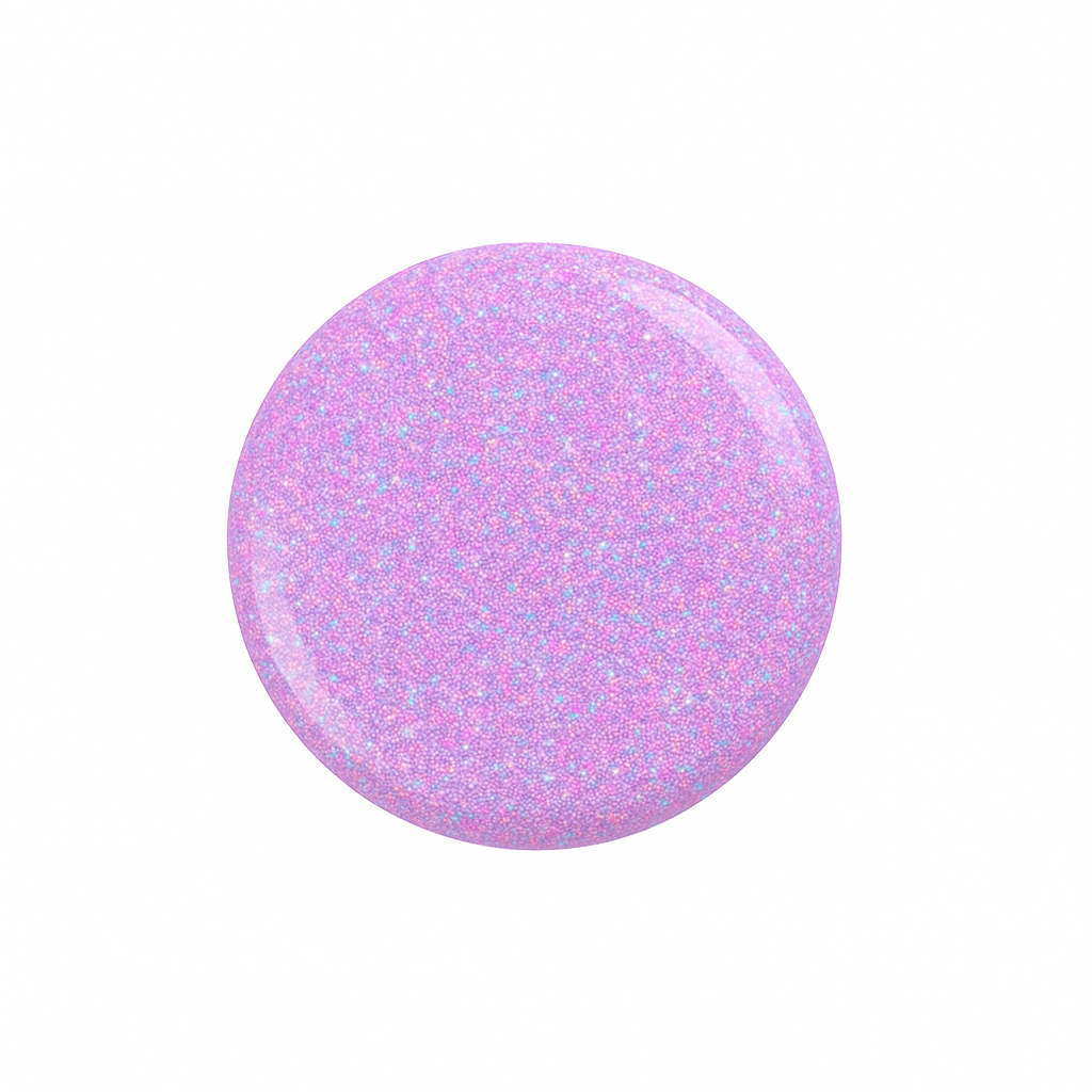 Jubie – Flerfärgat med starka rosa toner och skimrande detaljer / glittrigt gellack / gel polish – Högpigmenterat UV/LED-färg för salonger – Färgdroppe
