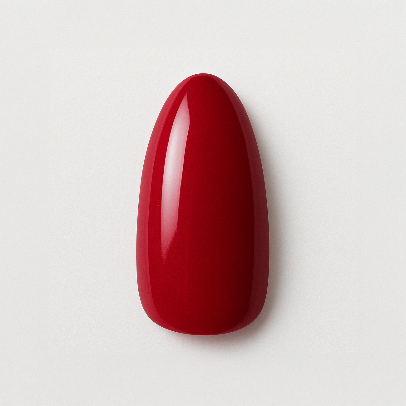 Klassisk röd – Djup intensiv röd nyans / polygel – Högpigmenterat UV/LED-material för salonger – Nagelfärgvisning (nail swatch)