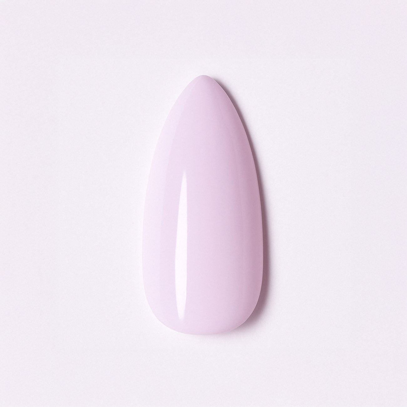 Lavendelrosa – Ljus lavendelrosa med mjölkig glans / polygel – Högpigmenterat UV/LED-material för salonger – Nagelfärgvisning (nail swatch)
