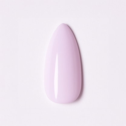 Lavendelrosa – Ljus lavendelrosa med mjölkig glans / polygel – Högpigmenterat UV/LED-material för salonger – Nagelfärgvisning (nail swatch)
