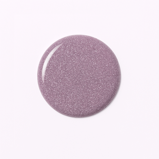 Lavender Glitter – Ljus lila gellack / gel polish med glitter – Högpigmenterat UV/LED-färg för salonger – Färgdroppe