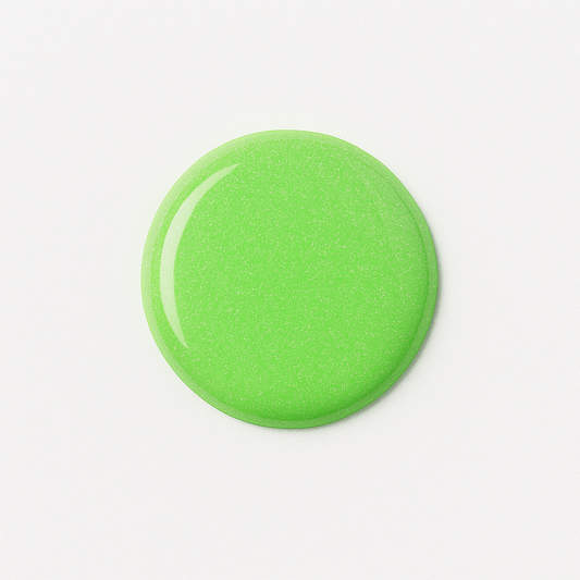 Limegrön neon gellack / gel polish – Högpigmenterat UV/LED-färg för salonger – Färgdroppe