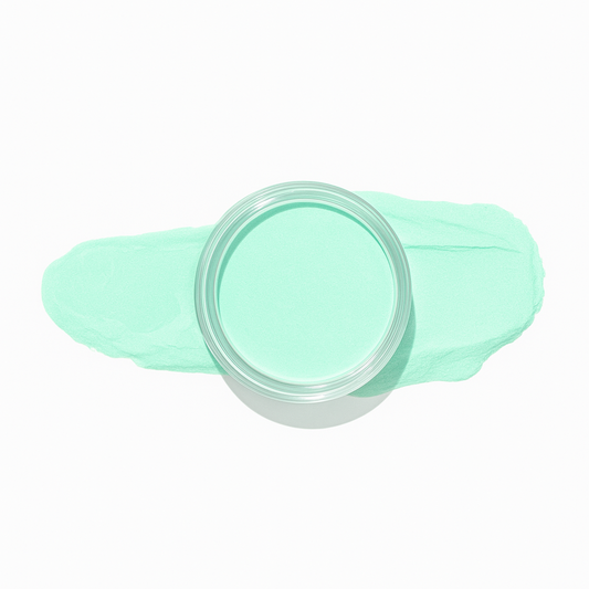 Akvamarin – Livfull akvamarin nyans som fångar havets skönhet och ger en lekfull och livlig känsla / dipping-pulver-powder-akryl-pulver – Högpigmenterat material för salonger – Nagelfärgvisning (nail swatch)