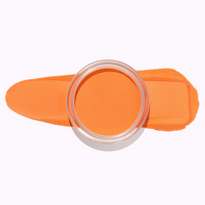 Orange – Livfull och lekfull orange med stark pigmentering / dipping-pulver-powder-akryl-pulver – Högpigmenterat material för salonger – Nagelfärgvisning (nail swatch)