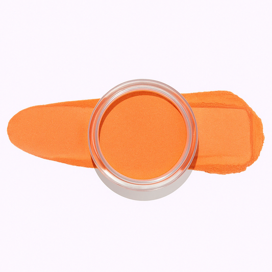 Orange – Livfull och lekfull orange med stark pigmentering / dipping-pulver-powder-akryl-pulver – Högpigmenterat material för salonger – Nagelfärgvisning (nail swatch)