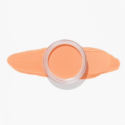 Aprikos – Ljus aprikosnyans med en mjuk, matt finish / dipping-pulver-powder-akryl-pulver – Högpigmenterat material för salonger – Nagelfärgvisning (nail swatch)