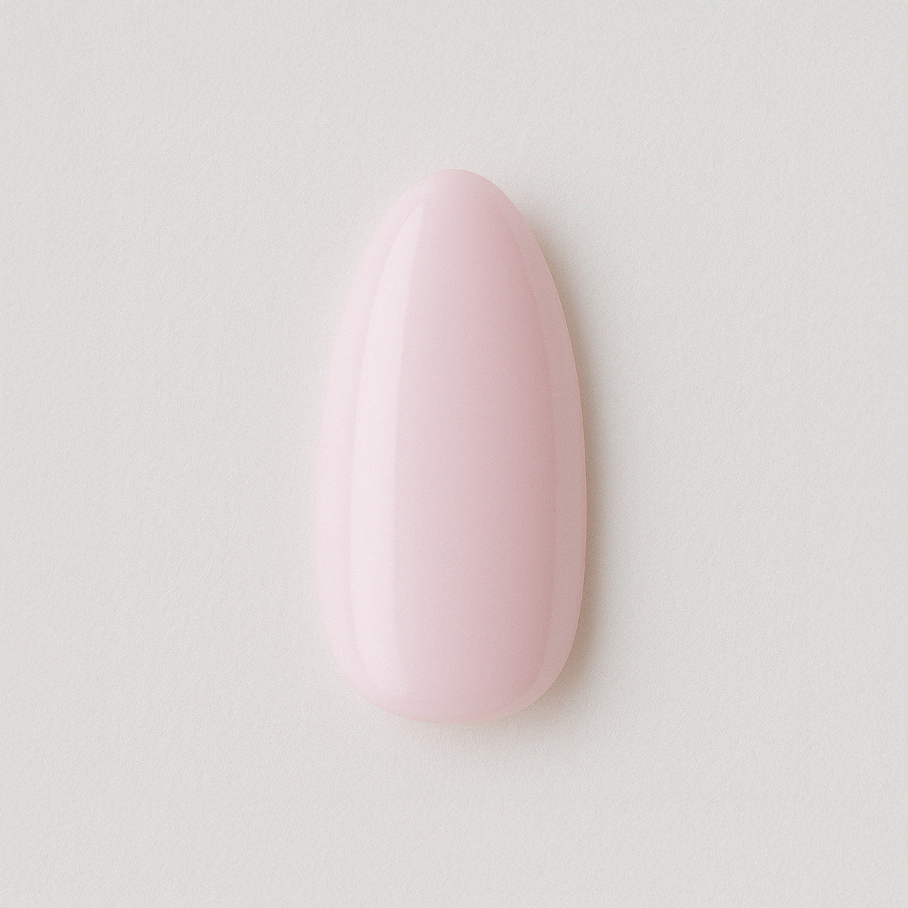 Babyrosa – Mjuk, ljus babyrosa nyans med delikat glans / polygel – Högpigmenterat UV/LED-material för salonger – Nagelfärgvisning (nail swatch)