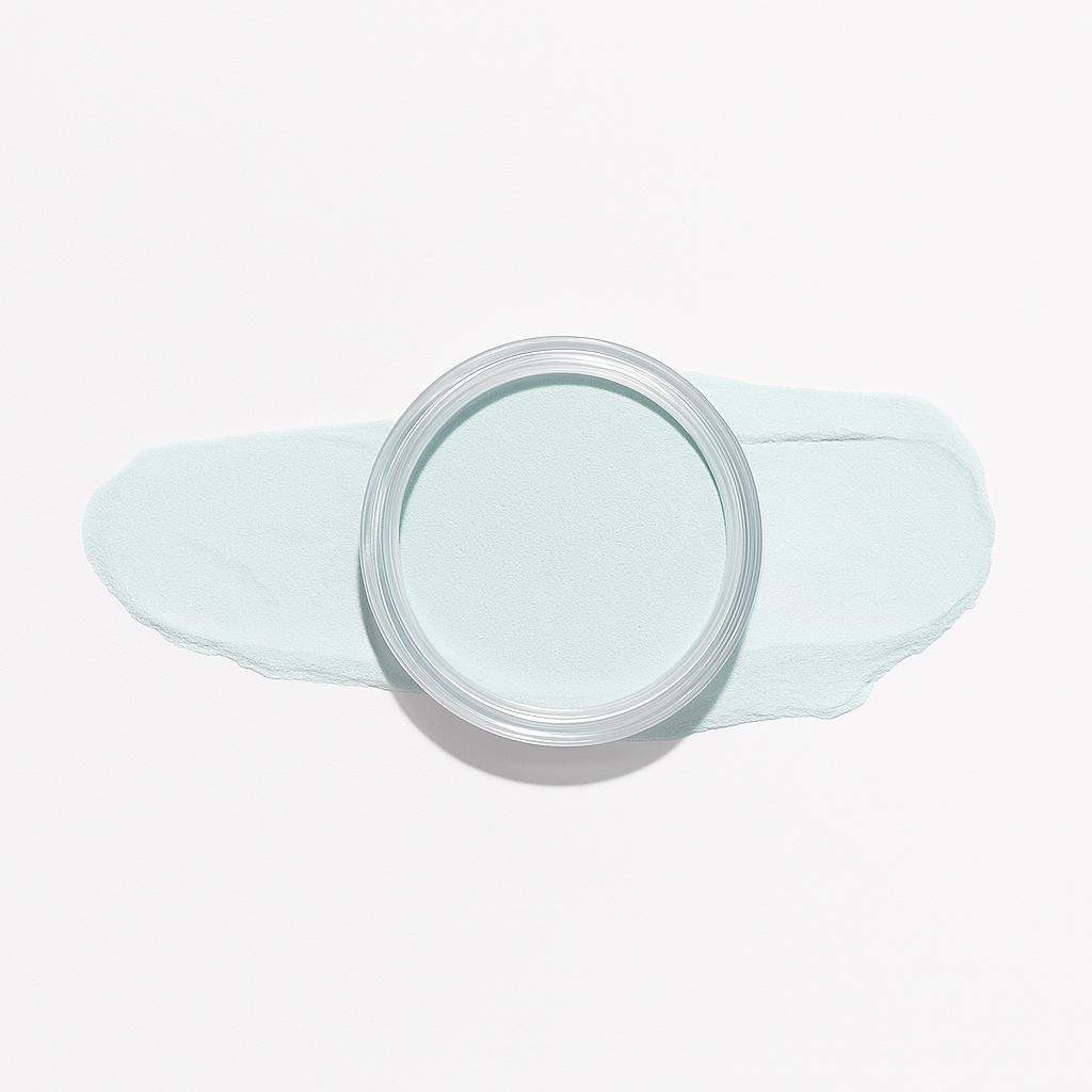 Babyblå – En ljus och luftig babyblå ton som ger naglarna en mjuk, drömlik känsla / dipping-pulver-powder-akryl-pulver – Högpigmenterat material för salonger – Nagelfärgvisning (nail swatch)