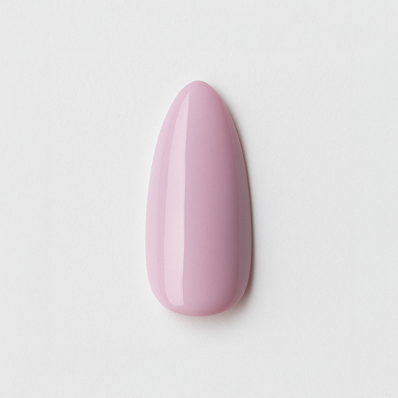 Pudrig rosa – Ljus och pudrig rosanyans med silkeslen glans / polygel – Högpigmenterat UV/LED-material för salonger – Nagelfärgvisning (nail swatch)