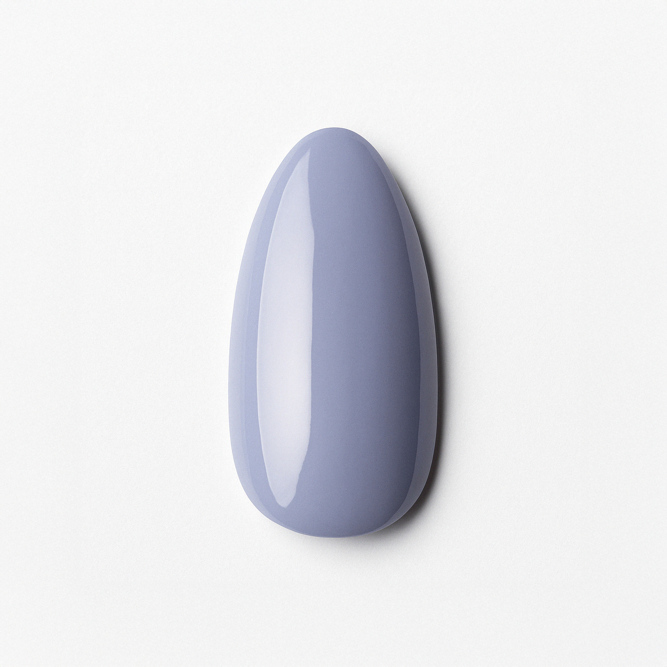 Ljusblågrå – Ljusblågrå nyans med subtil grå underton / polygel – Högpigmenterat UV/LED-material för salonger – Nagelfärgvisning (nail swatch)