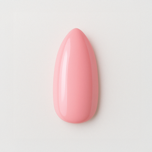 Ljusrosa – Söt och mjuk rosa nyans / polygel – Högpigmenterat UV/LED-material för salonger – Nagelfärgvisning (nail swatch)