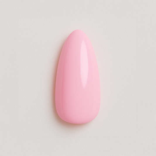Ljusrosa – Söt och lekfull ljusrosa nyans som utstrålar romantik och mjukhet / polygel – Högpigmenterat UV/LED-material för salonger – Nagelfärgvisning (nail swatch)
