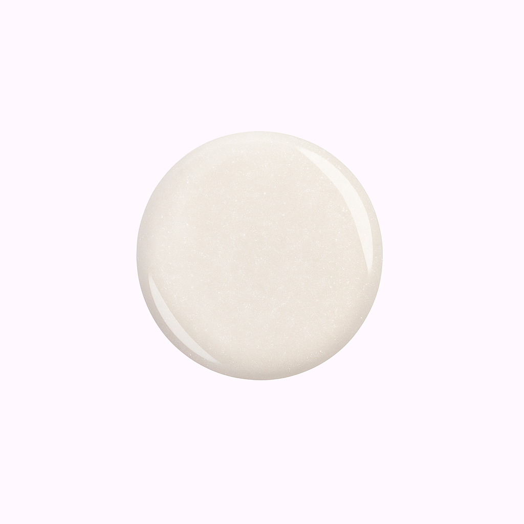 Milky White – Mjölkvitt / krämigt vitt gellack / gel polish – Högpigmenterat UV/LED-färg för salonger – Färgdroppe