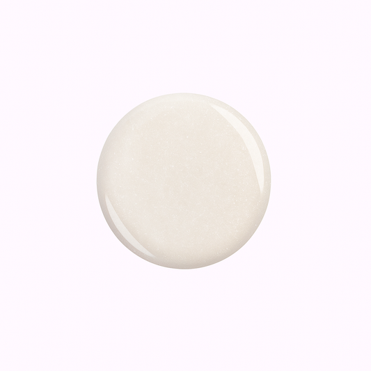 Milky White – Mjölkvitt / krämigt vitt gellack / gel polish – Högpigmenterat UV/LED-färg för salonger – Färgdroppe