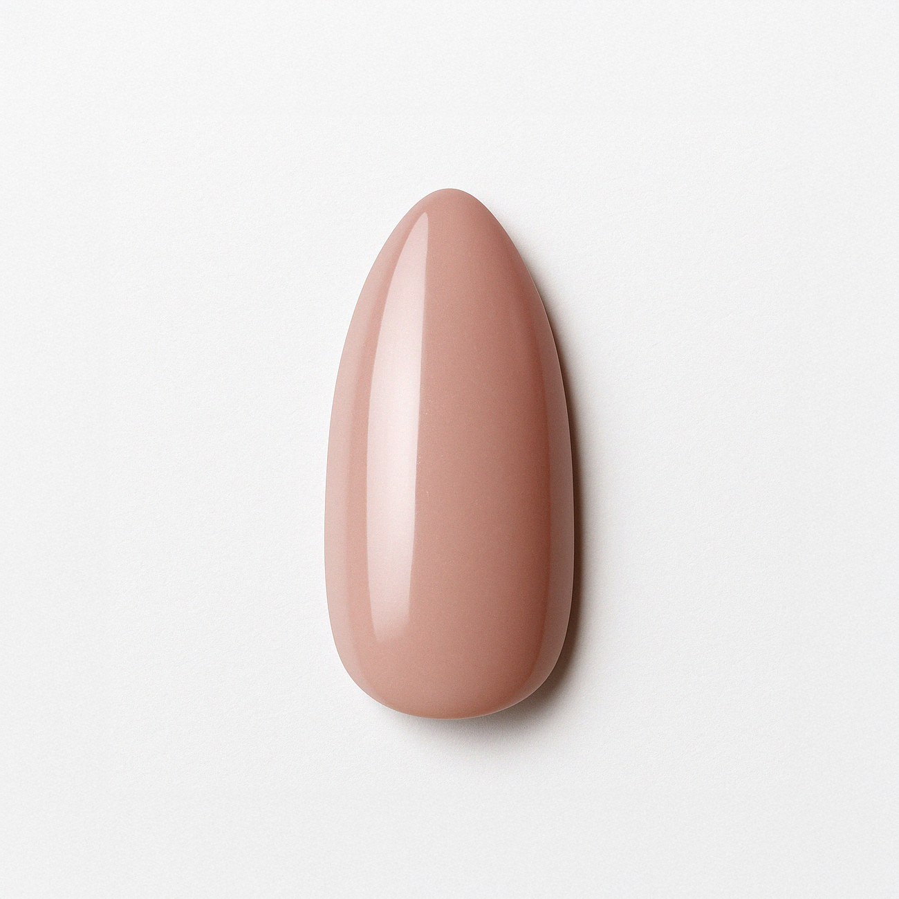 Terrakottarosig – Mjuk terrakottarosig nyans med varm underton / polygel – Högpigmenterat UV/LED-material för salonger – Nagelfärgvisning (nail swatch)