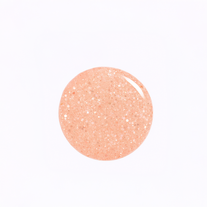 Neon Orange Glitter – Neonorange med glitter / glittrigt gellack / gel polish – Högpigmenterat UV/LED-färg för salonger – Färgdroppe