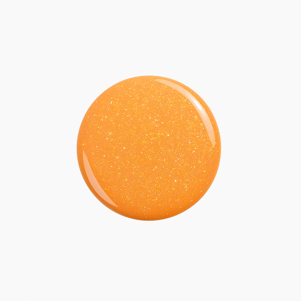 Neon Orange – Neonorange gellack / gel polish – Högpigmenterat UV/LED-färg för salonger – Färgdroppe