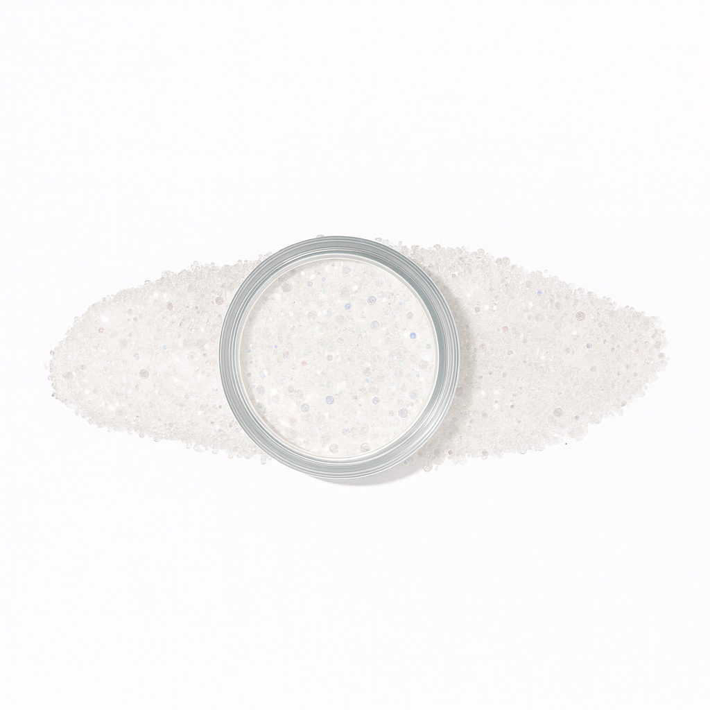 Pärlglitter – Pearl – Ett pärlglittrande dippulver som ger naglarna oöverträffad gnistrande effekt och magisk glans / dipping-pulver-powder-akryl-pulver – Högpigmenterat material för salonger – Nagelfärgvisning (nail swatch)