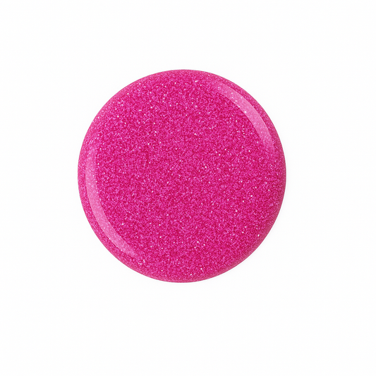 Petalight – Djupt rosa med finmalet skimmer och subtila regnbågseffekter / glittrigt gellack / gel polish – Högpigmenterat UV/LED-färg för salonger – Färgdroppe
