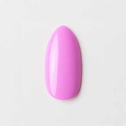 Rosa med lila undertoner – Livlig och lekfull rosa nyans med lila undertoner / polygel – Högpigmenterat UV/LED-material för salonger – Nagelfärgvisning (nail swatch)