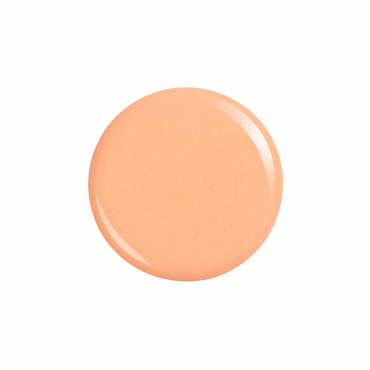 Sandy – Transparent med mjuk persikoton / neutralt gellack / gel polish – Högpigmenterat UV/LED-färg för salonger – Färgdroppe