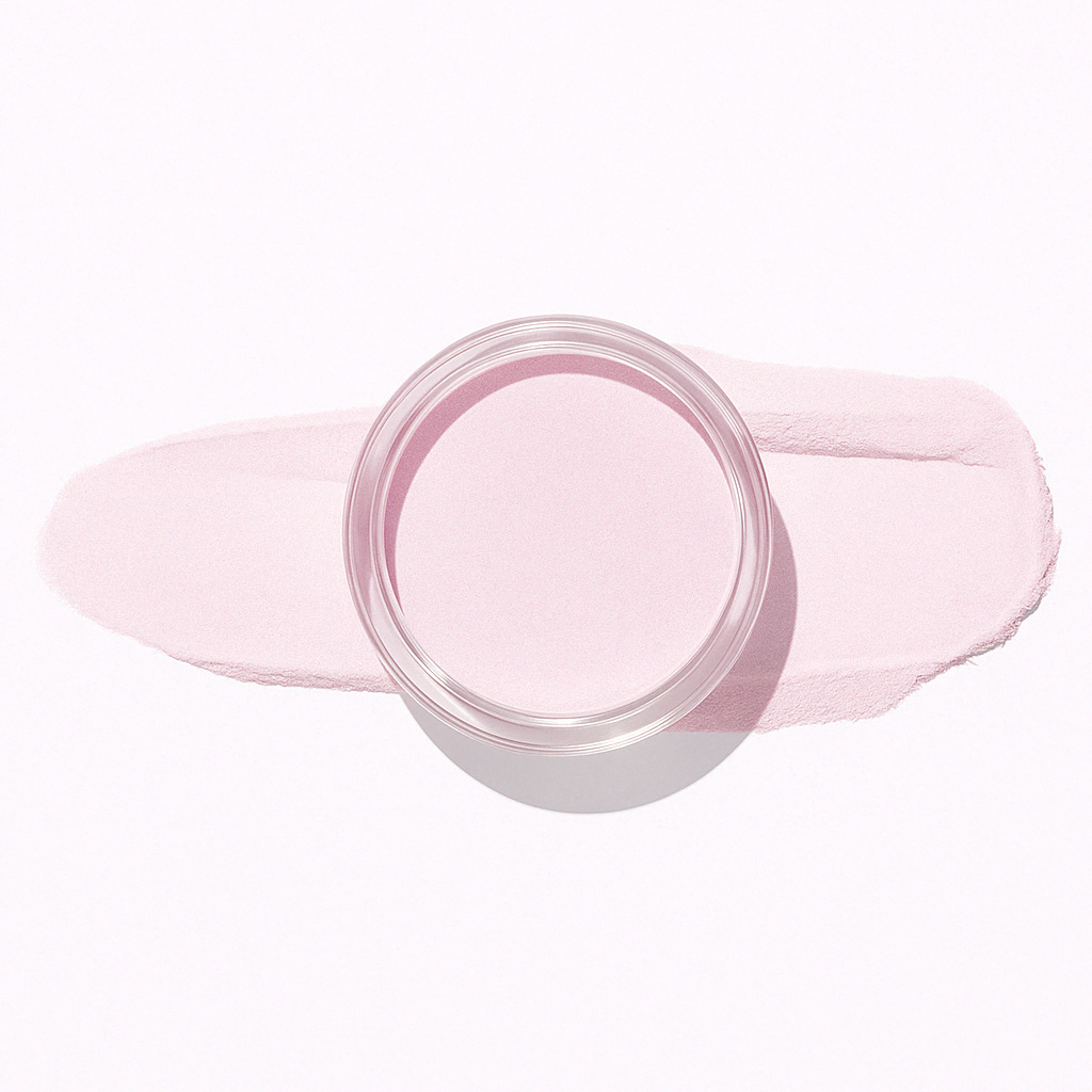 Ljusrosa – Silkeslen ljusrosa nyans med en pudrig finish / dipping-pulver-powder-akryl-pulver – Högpigmenterat material för salonger – Nagelfärgvisning (nail swatch)
