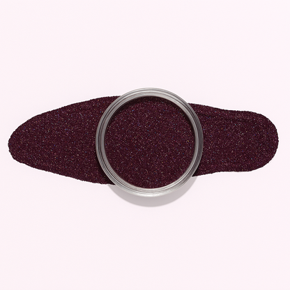 Vinröd – Skogsbryn – Vinröd metallisk nyans som ger nattligt glam / dipping-pulver-powder-akryl-pulver – Högpigmenterat material för salonger – Nagelfärgvisning (nail swatch)