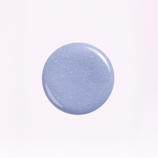 Sky Glitter – Ljusblå med glitter / glittrigt gellack / gel polish – Högpigmenterat UV/LED-färg för salonger – Färgdroppe
