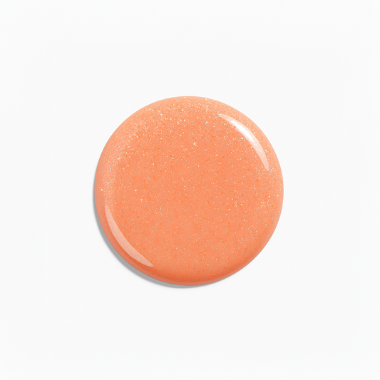 Sorbet – Pastelligt persiko-orange / mjukt orange gellack / gel polish – Högpigmenterat UV/LED-färg för salonger – Färgdroppe