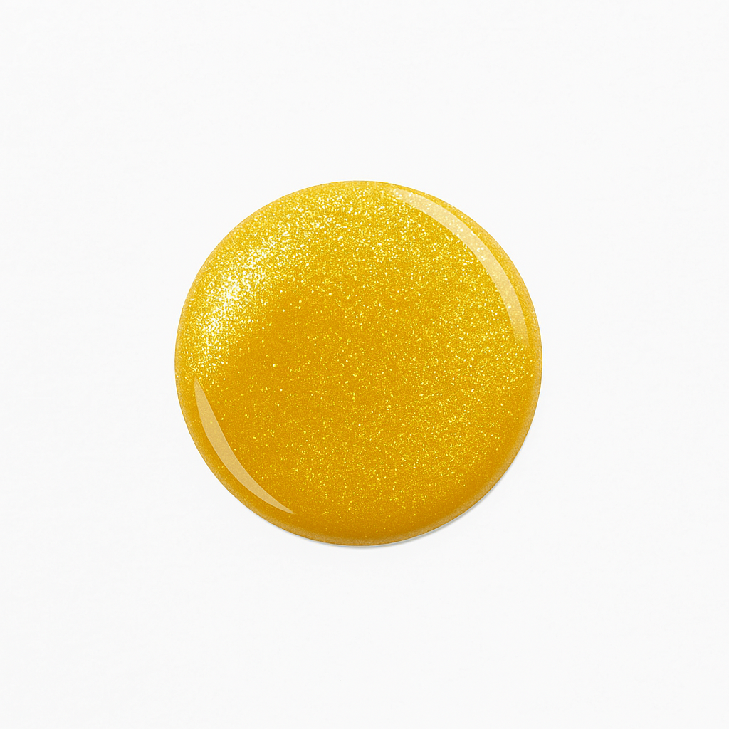 Sunburst – Gulorange / strålande gellack / gel polish – Högpigmenterat UV/LED-färg för salonger – Färgdroppe