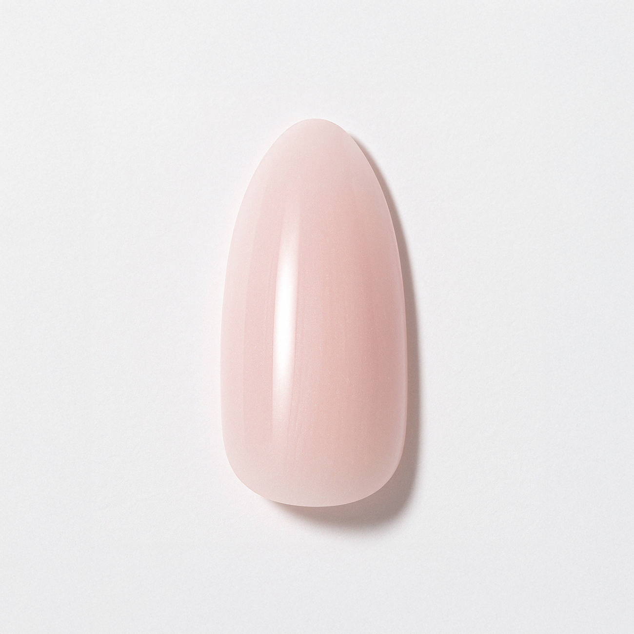 Rosaton – Transparent, ljus rosatonad nyans med silkeslen glans / polygel – Högpigmenterat UV/LED-material för salonger – Nagelfärgvisning (nail swatch)