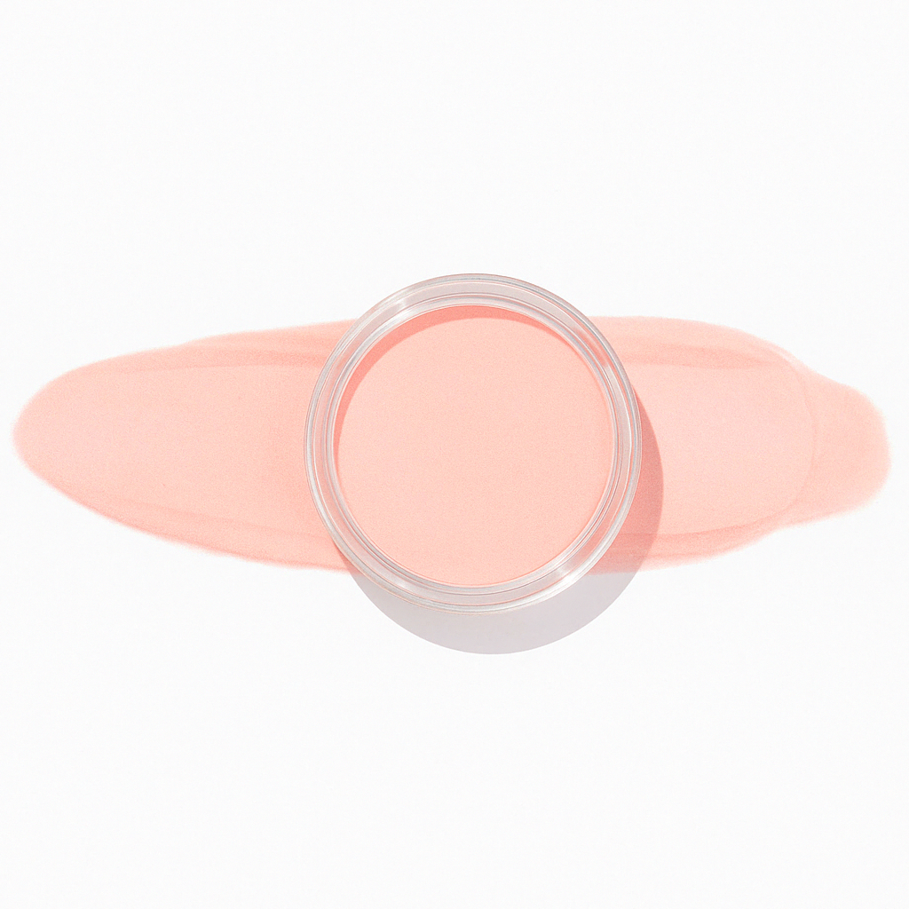 Persikoton – Varm persikoton som ger naglarna en fräsch, naturlig glow / dipping-pulver-powder-akryl-pulver – Högpigmenterat material för salonger – Nagelfärgvisning (nail swatch)