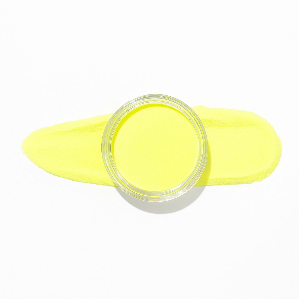 Gul – Zest – En lysande gul nyans som ger dina naglar energi och glädje, perfekt för att sätta en strålande twist på din stil / dipping-pulver-powder-akryl-pulver – Högpigmenterat material för salonger – Nagelfärgvisning (nail swatch)