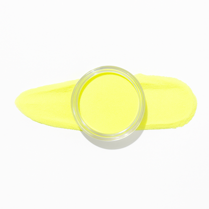 Gul – Zest – En lysande gul nyans som ger dina naglar energi och glädje, perfekt för att sätta en strålande twist på din stil / dipping-pulver-powder-akryl-pulver – Högpigmenterat material för salonger – Nagelfärgvisning (nail swatch)